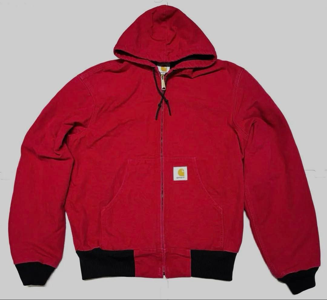 carhartt アクティブジャケット　M カーハート　赤　レッド　パーカー 楽天市場】Carhartt カーハート アクティブパーカー ワークジャケット