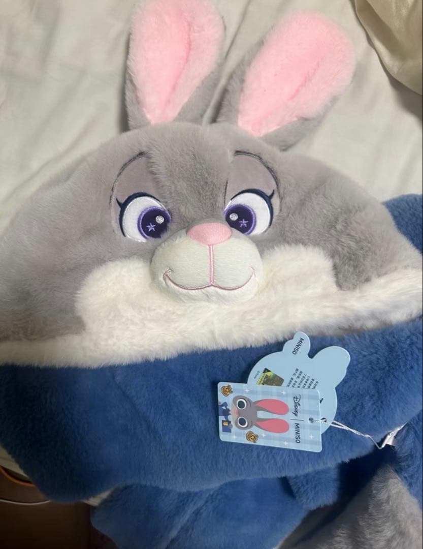 ズートピア ジュディ&ニック miniso 帽子マフラー 2個セット 正規品