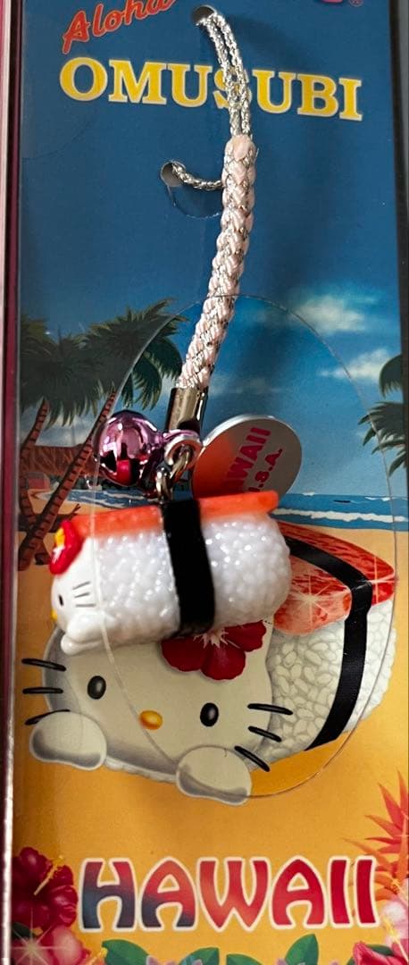激レア◎ハワイ限定キティ◎根付けストラップ◎フラダンス・アロハ