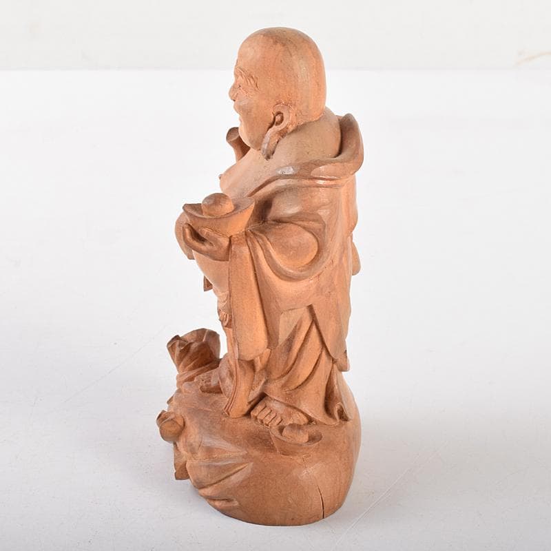 ゆきか様専用 仏教美術 香木 白檀彫刻 布袋像 仏像 置物 V R5123