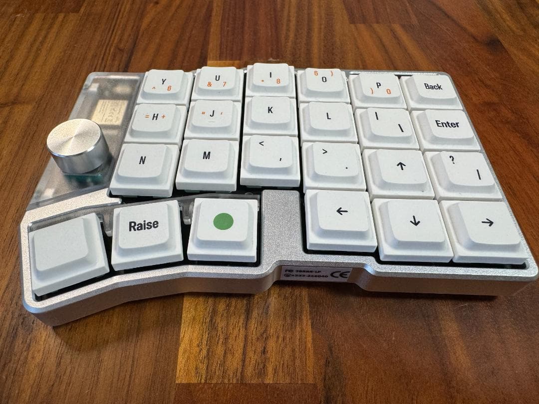 ぴ*け様 分割キーボード Cornix シルバー おまけ付き