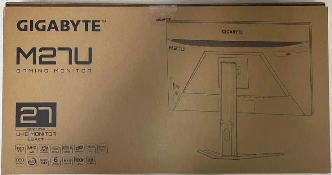 GIGABYTE M27U 4K27インチ 160Hz HDR600