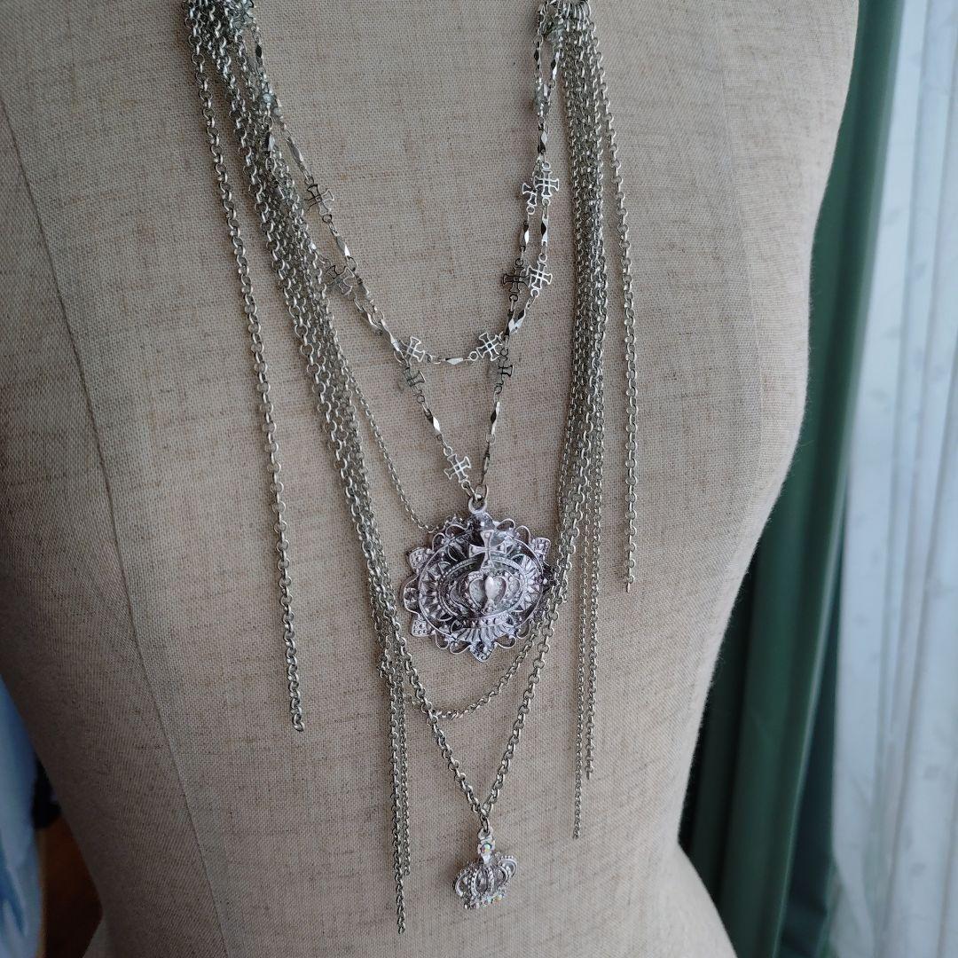 BPN ブラックピースナウ 王冠 クラウン ネックレス - メルカリ