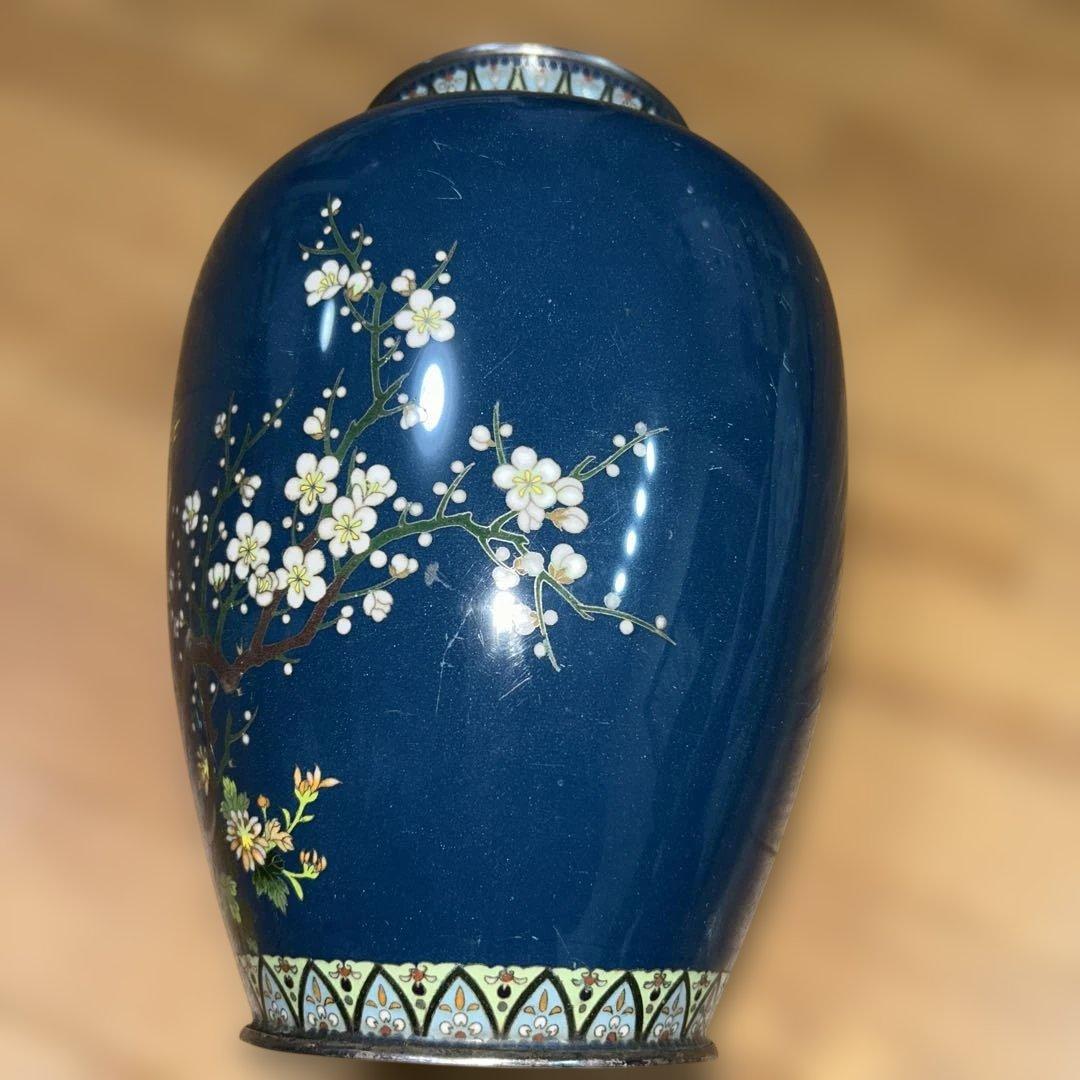 安藤七瀬宝花瓶　純銀