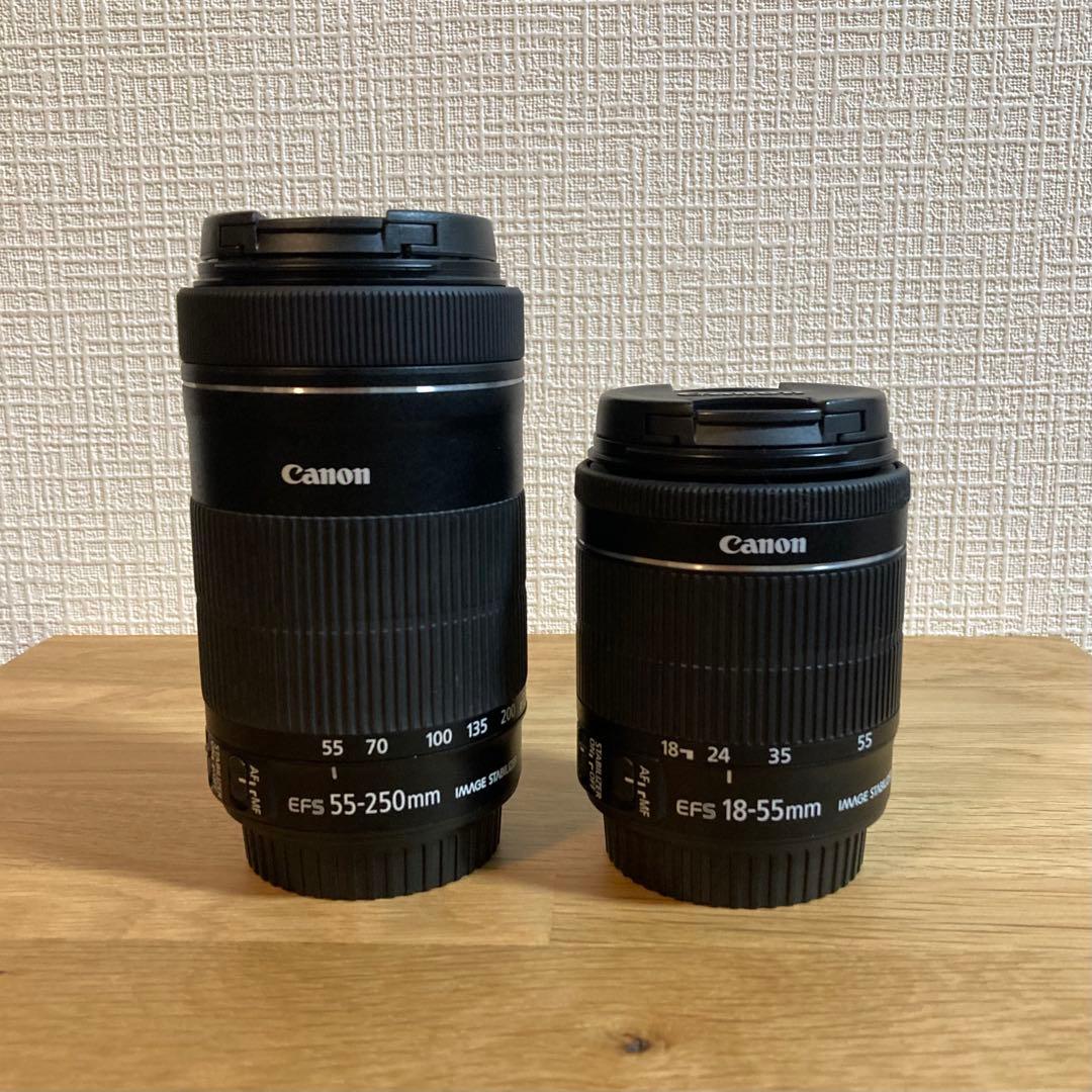デジタルカメラ Canon EOS 70D EFS 18-55mm + EFS 55-250mm