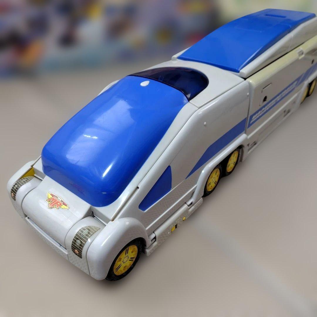 貴重 新品電池交換済み トミカ マグナムパトレーラー ハイパーブルー