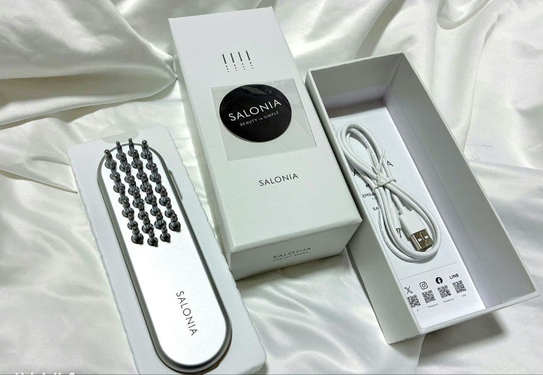 【SALONIA】 サロニア EMS リフトブラシ 電気ブラシ 美顔器