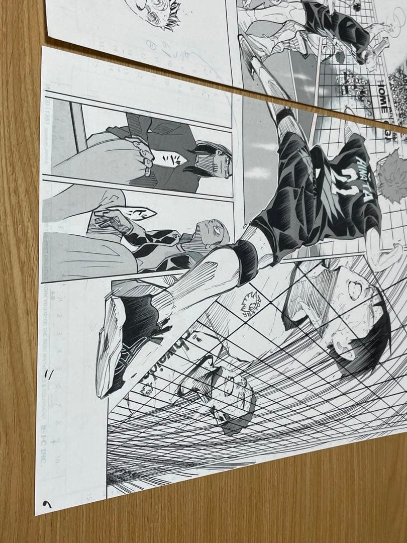 一般販売なし】ハイキュー 401話 複製原画 複製原稿 最強の囮 - メルカリ