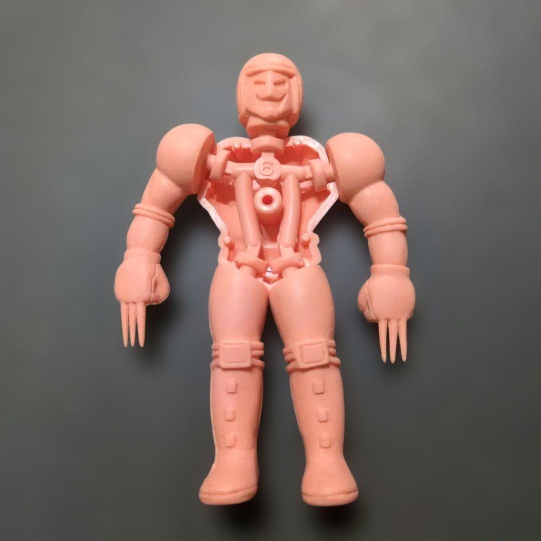 キン肉マン キン消し キンケシ プラ ストロングファイター 肌色