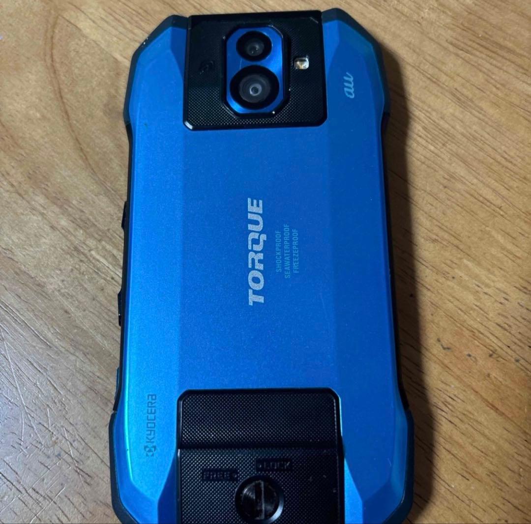 ジャンク品 au TORQUE G04 ブルー 京セラ KYV46 ブルー - メルカリ