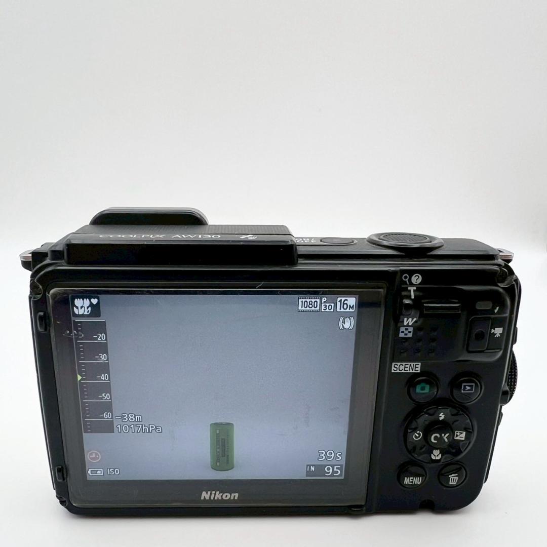 【完動品】Nikon COOLPIX AW130 コンデジ オレンジ 動作確認済