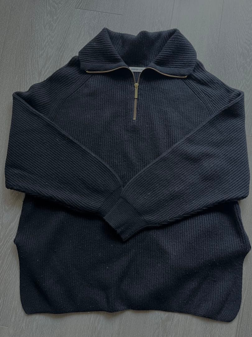 美品 EVERYDAY I LIKE ハーフジップ ニット スウェット