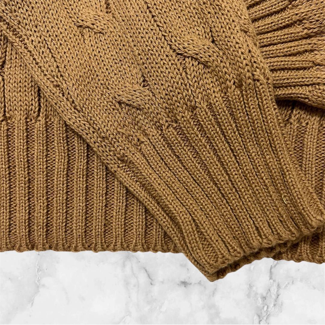 新品未使用•タグ付き】ポロラルフローレン ケーブルニットセーター S