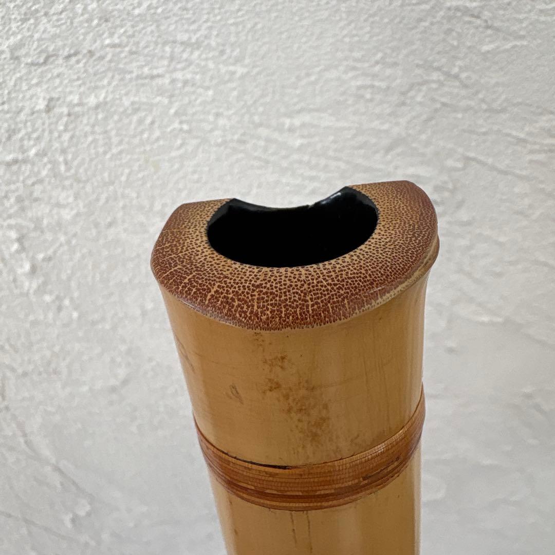 尺八 竹治 銀三線 竹製 琴古流 約39.5㎝ - 和楽器最 安値 価格