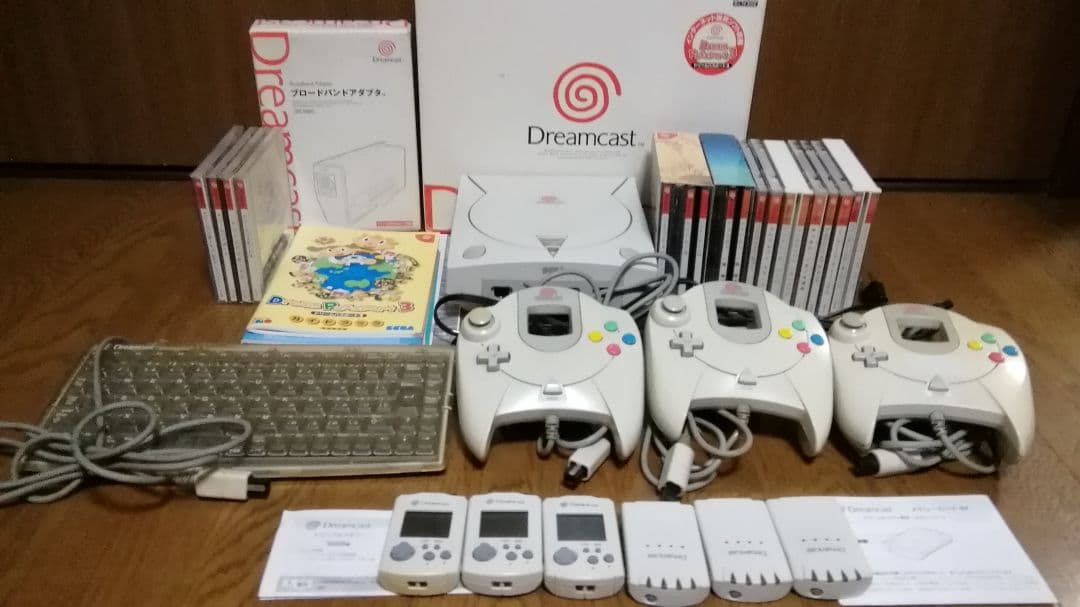ドリームキャストすぐ遊べるブロードバンドセット セガ（SEGA） DC ドリームキャスト 本体 すぐ遊べるセット 中古