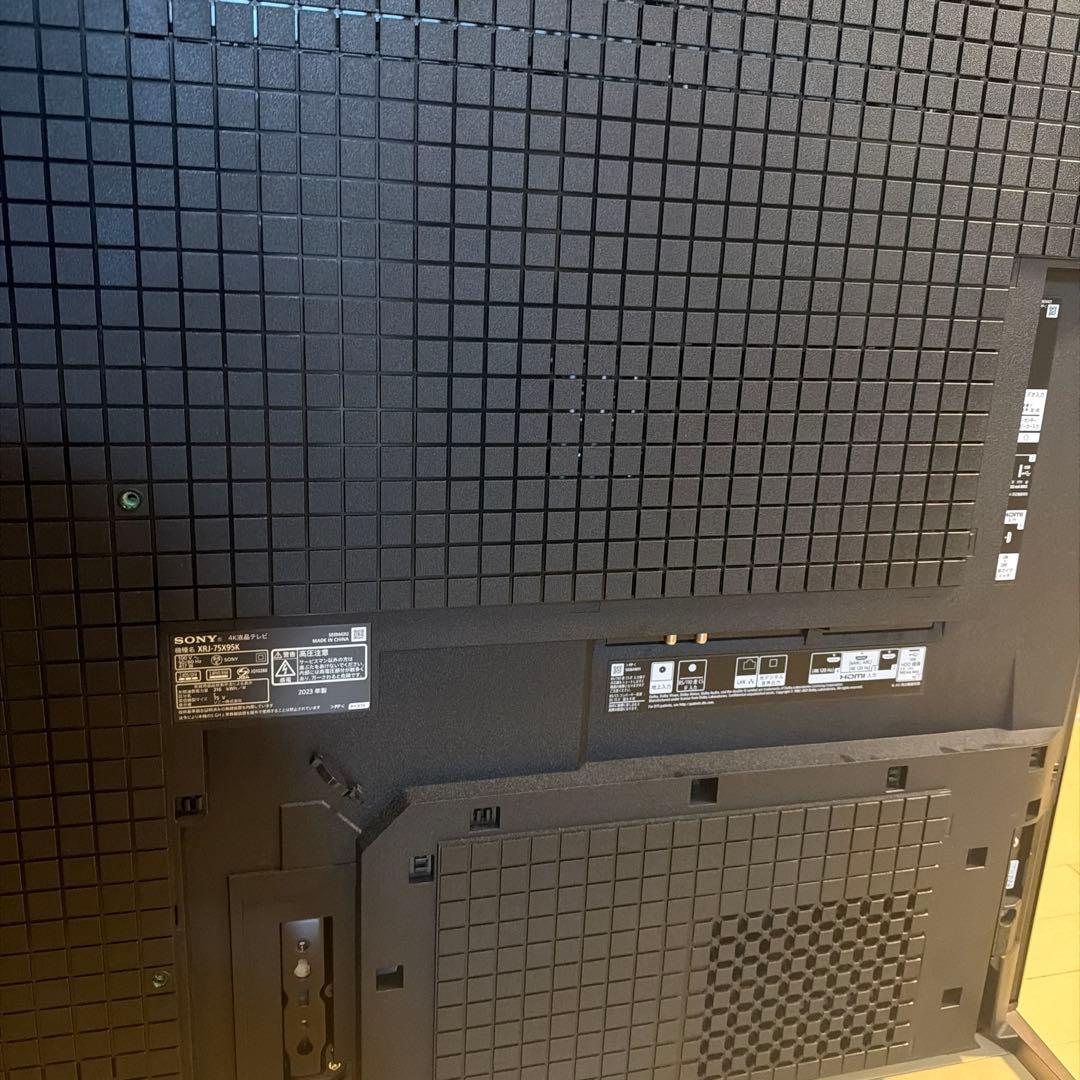ジャンク品 ソニー75インチ ミニLED液晶テレビ XRJ-75X95Kブラビア