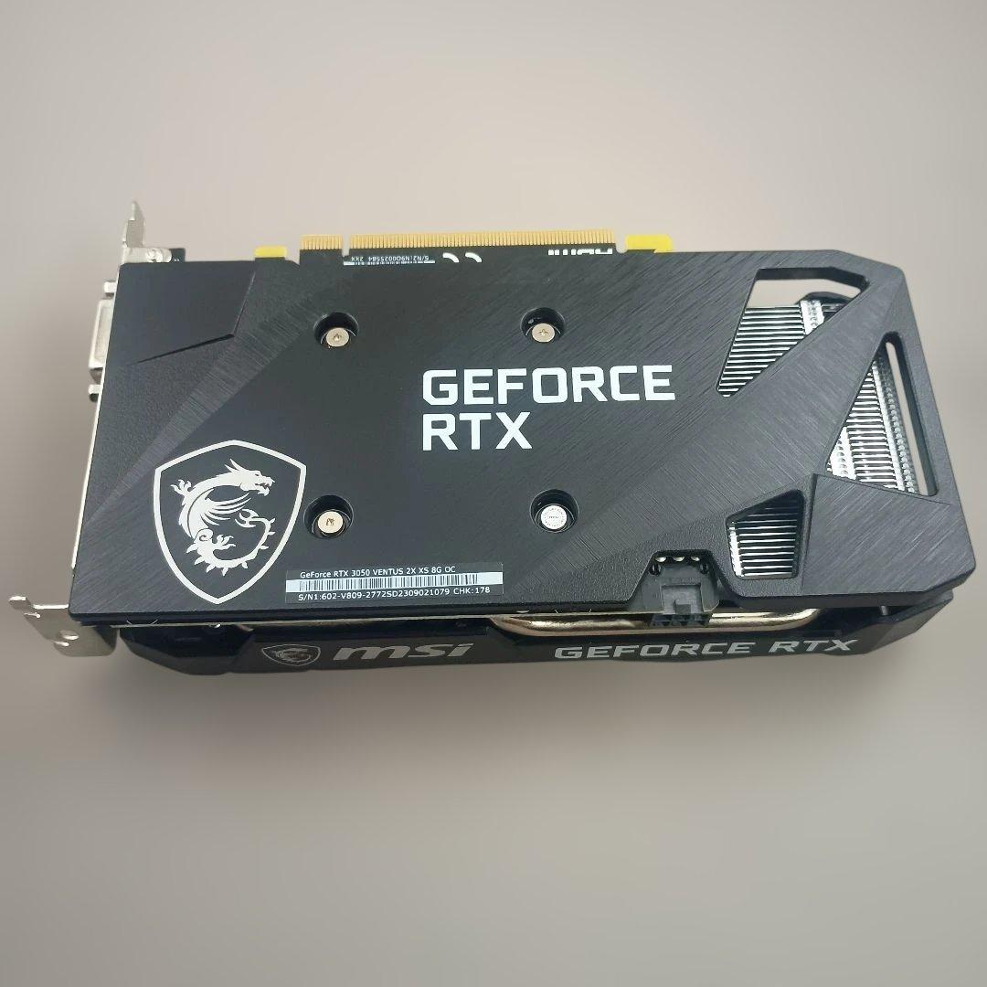 【中古】MSI RTX3050 VENTUS 2X XS 8G OC 6pin