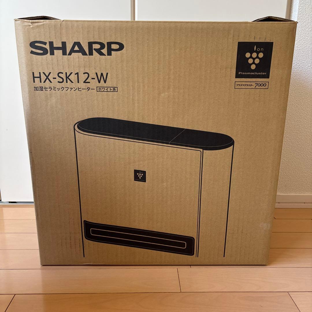 SHARP 2024年製 HX-SK12-W 加湿セラミックファンヒーター