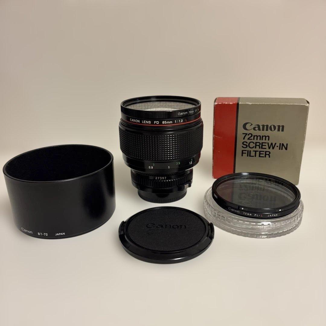【ふぅ】Canon FD 85mm F1.2 L ＋ BT-72フード