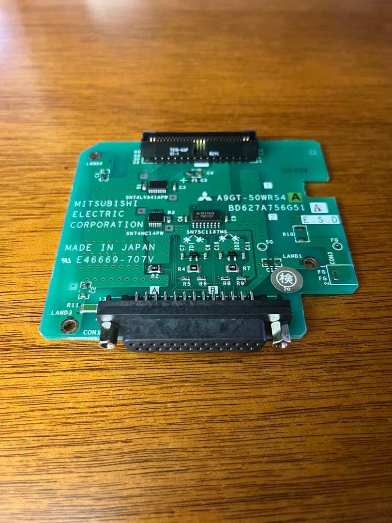 【未使用】A9GT-50WRS4 シリアル通信ボード　三菱電機