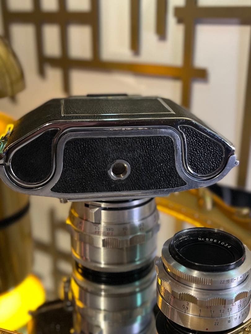 希少モデル イハゲー EXA ラインメタル 刻印入 レンズ2本付 美品