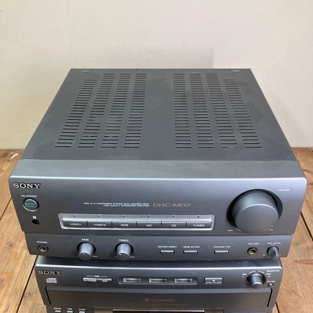 D-1 ソニー ステレオ システムコンポ オーディオ CDプレイヤー チューナー