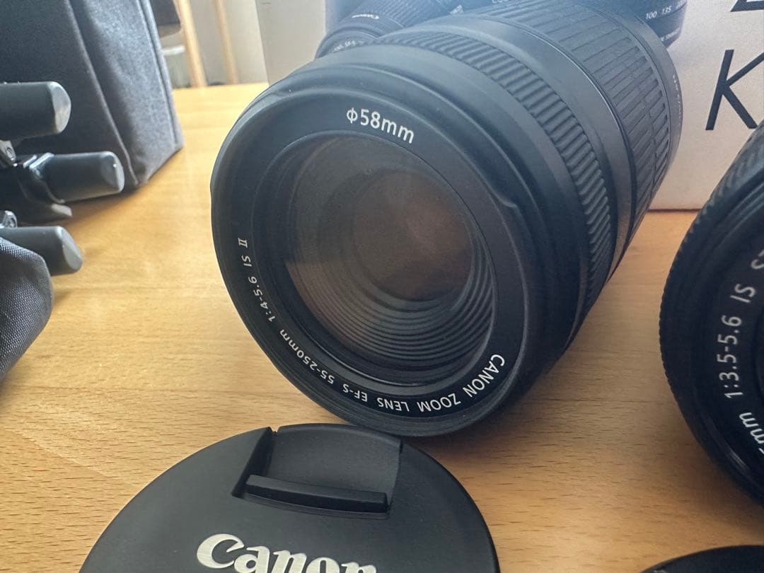 Canon EOS Kiss X7 DOUBLE ZOOM KIT ＋周辺品