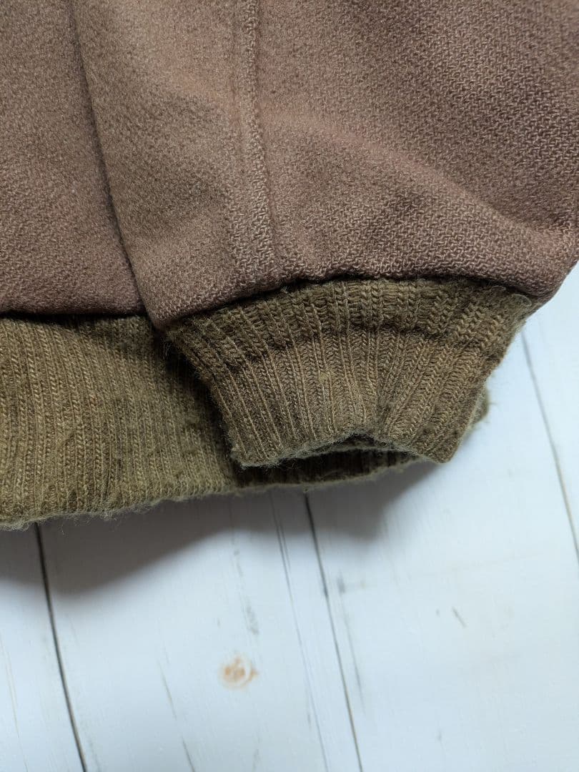 USA製 80s L.L.Bean ベージュ ウールジャケット　u11