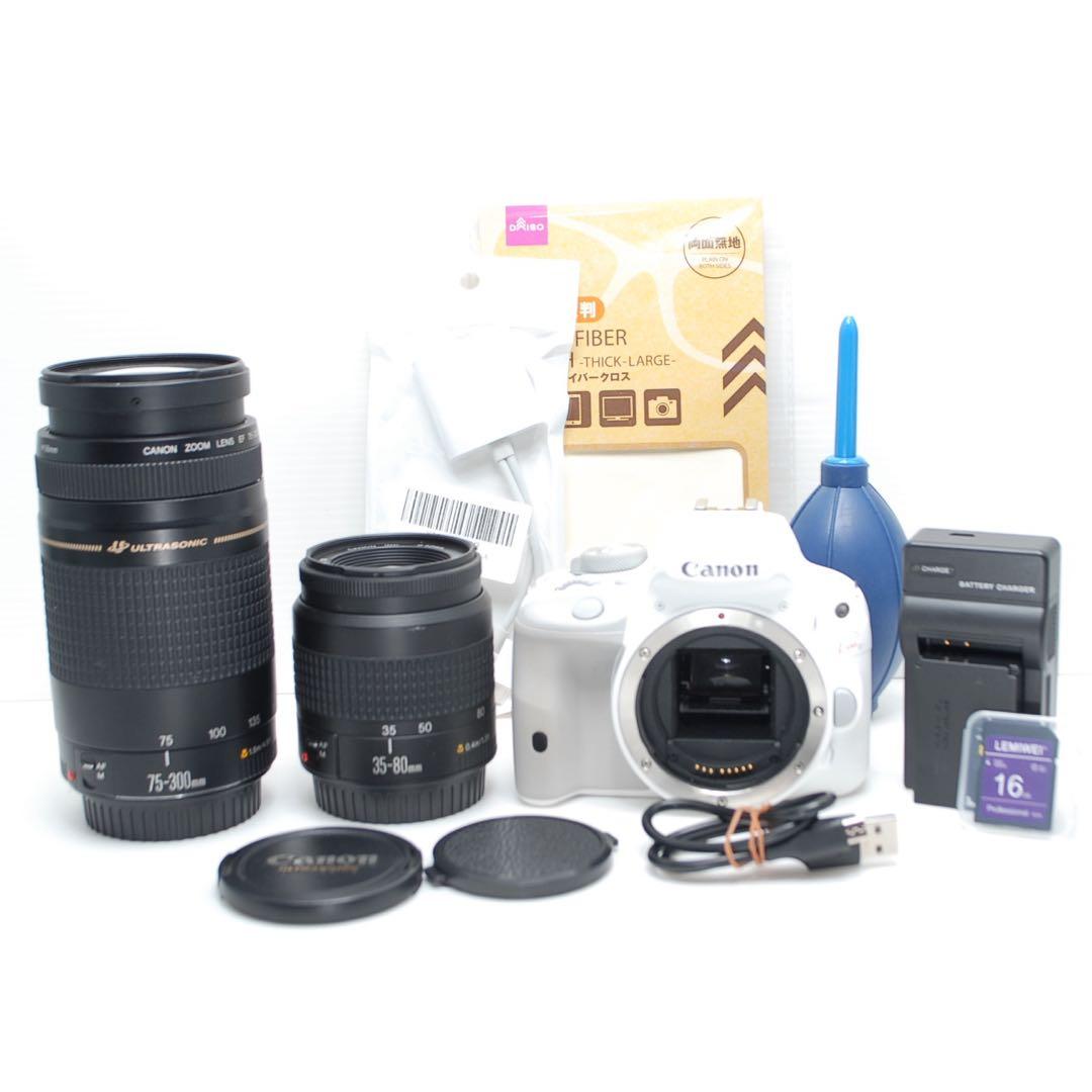 ⭐︎キャノン kiss X7⭐︎ホワイトカラー 美品 初心者おすすめ一眼レフ