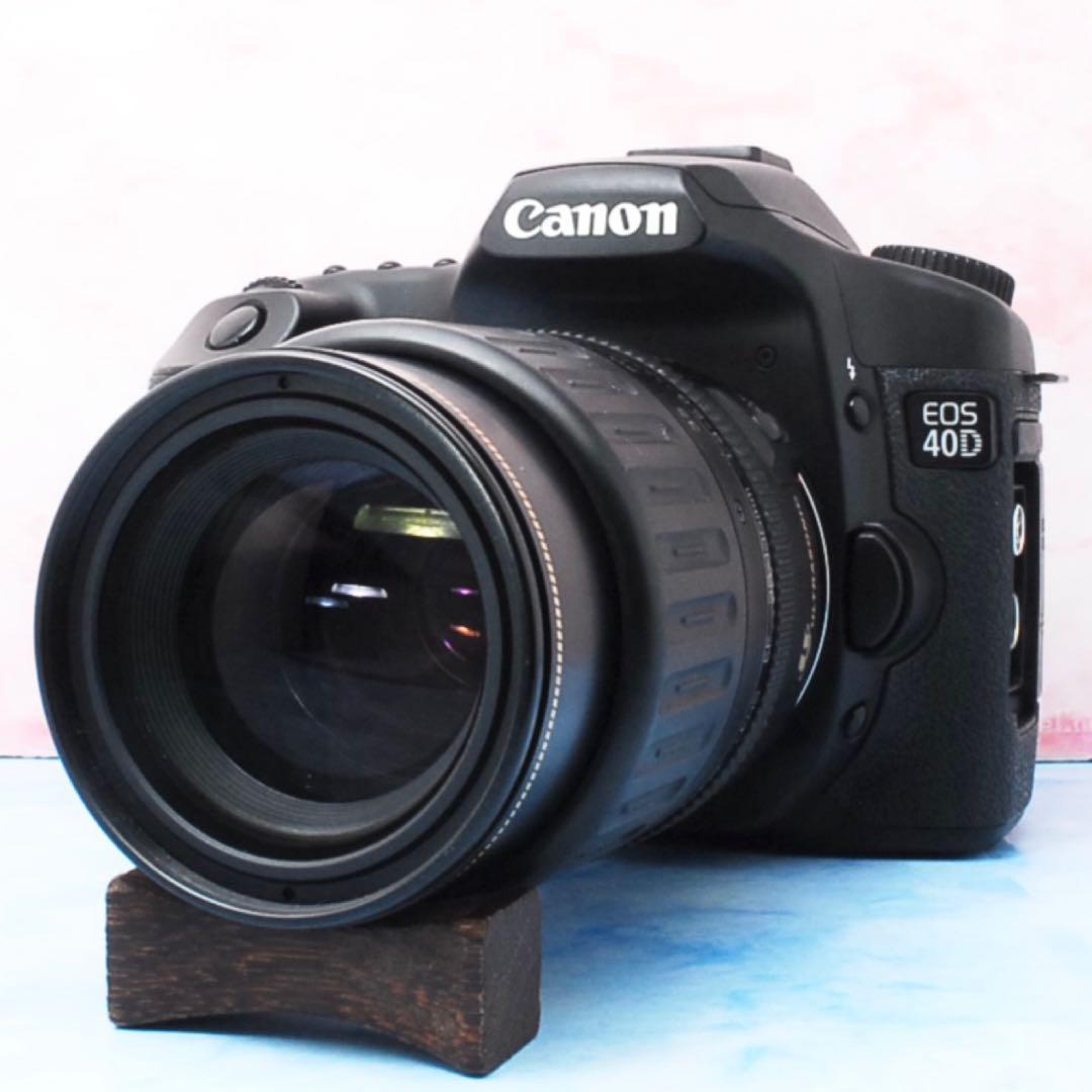 キャノン EOS 40D☆高速連写☆一眼レフカメラ☆高倍率レンズ付