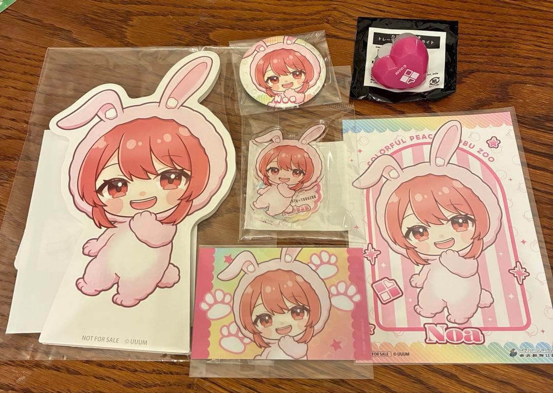 カラフルピーチ 東武動物公園 後期 のあ　6点セット カラフルピーチ」が東武動物公園と期間限定コラボ！オリジナルグッズ