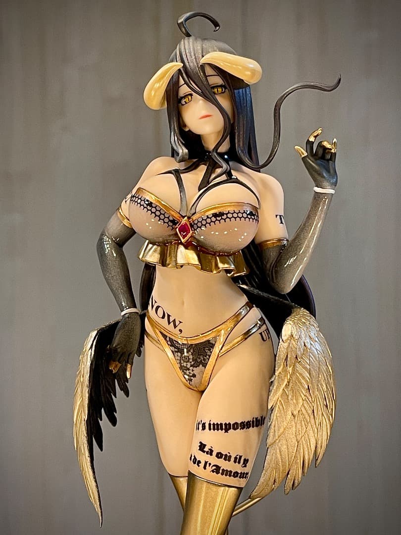 摩*楼様 《リペイント》オーバーロード アルベド フィギュア