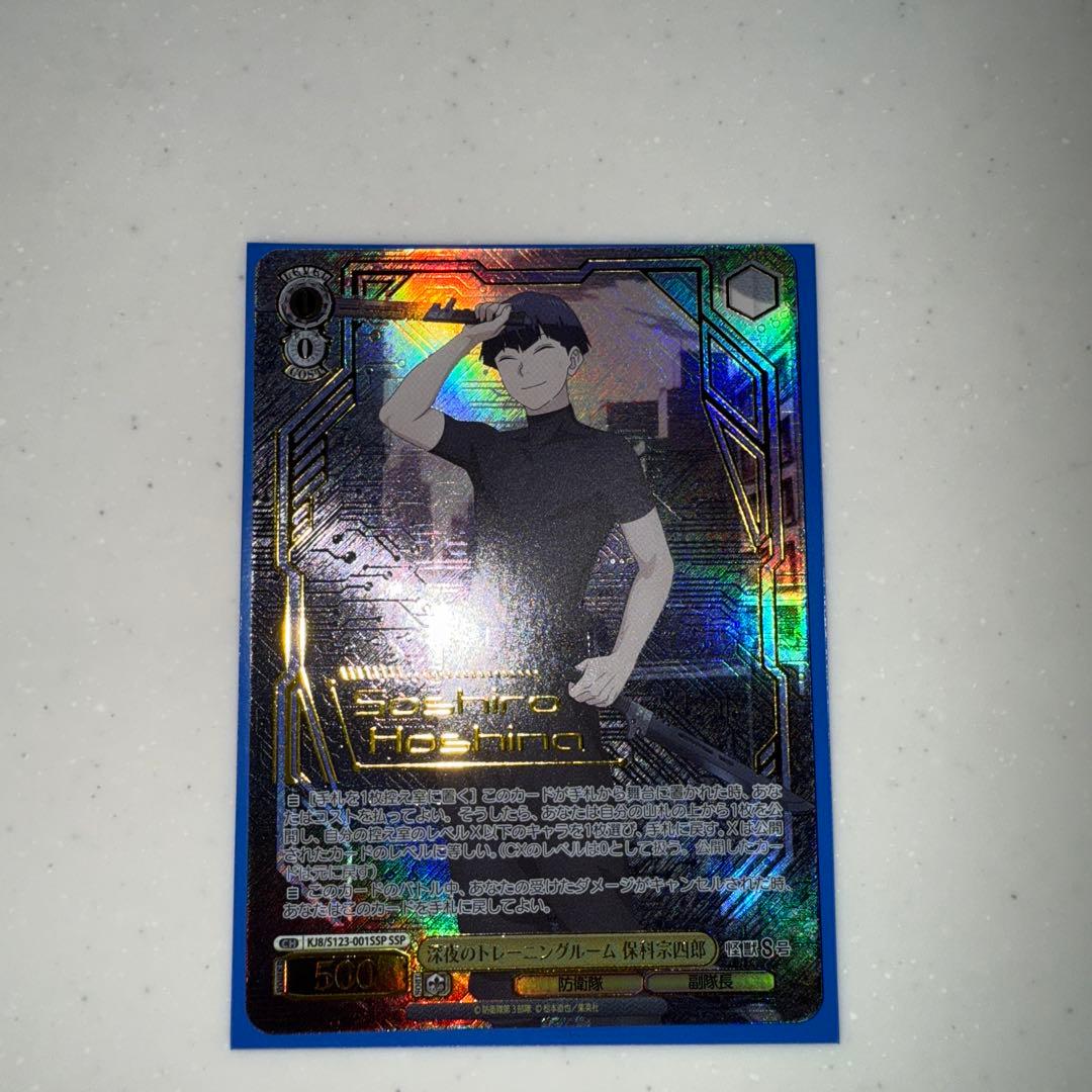 ヴァイスシュヴァルツ 怪獣8号 深夜のトレーニングルーム 保科宗四郎 SSP