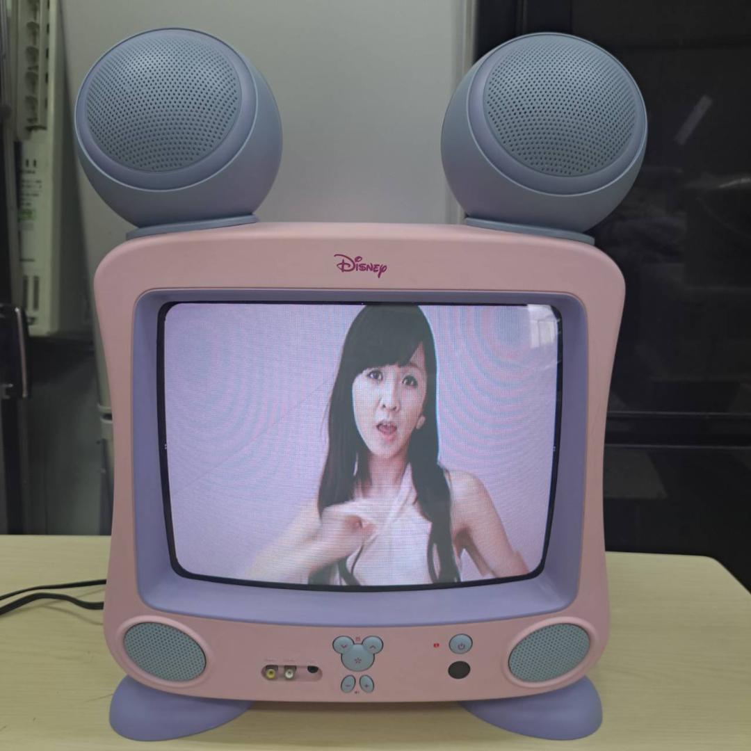 ディズニー 14型 ブラウン管 プリンセステレビ DTV-1400J-P ピンク