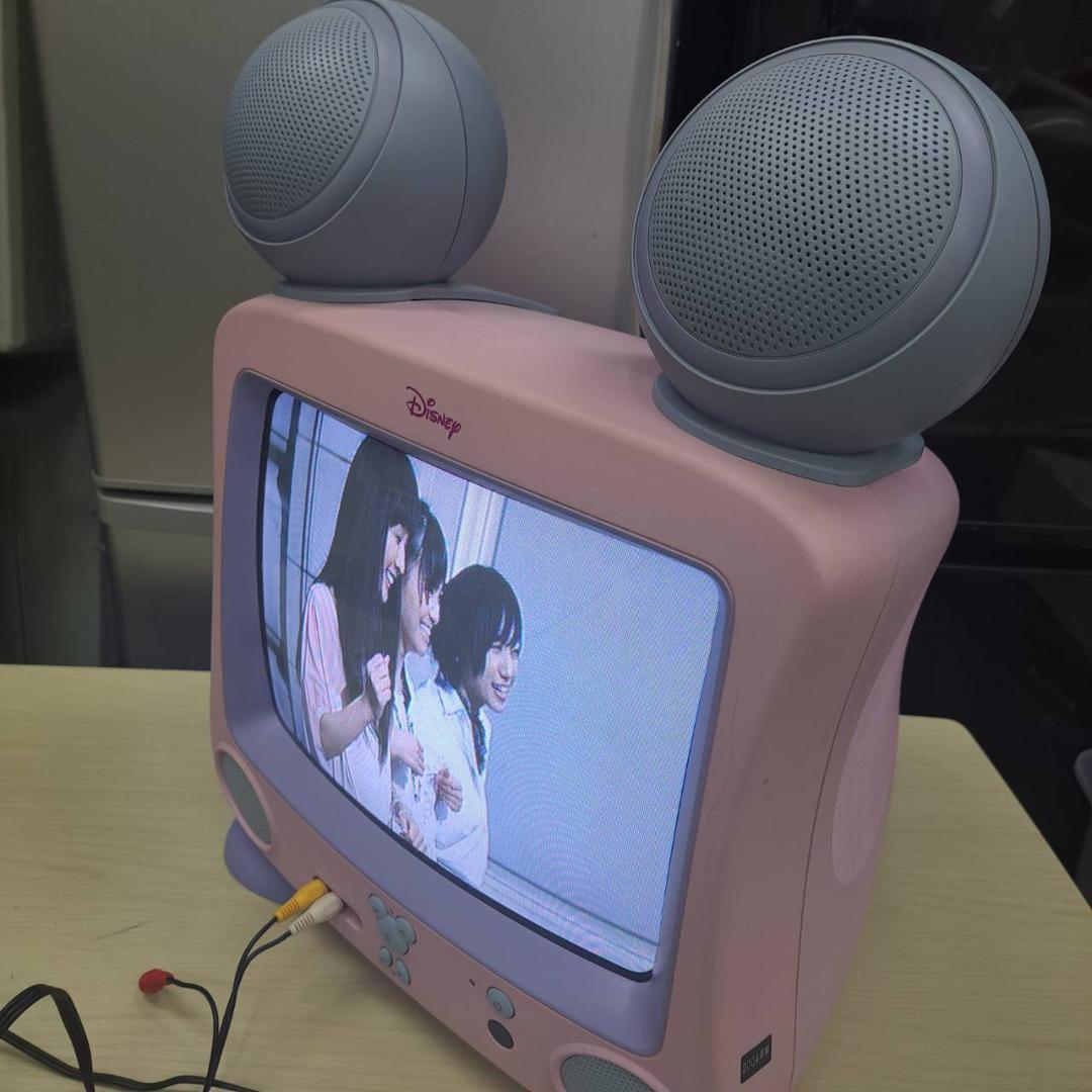 ディズニー 14型 ブラウン管 プリンセステレビ DTV-1400J-P ピンク