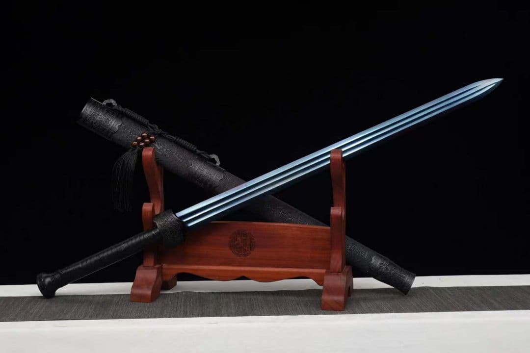 黒い趙雲剣』武具 刀装具 日本刀 模造刀 居合刀