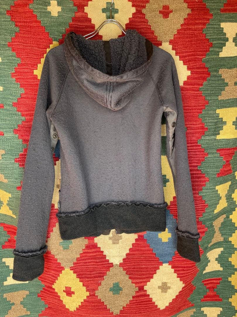 LGB フルジップ フード付きパーカー グレー - メルカリ