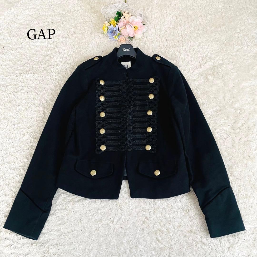 人気デザイン✨GAP ギャップ♡ナポレオンジャケット 金ボタン ブラック
