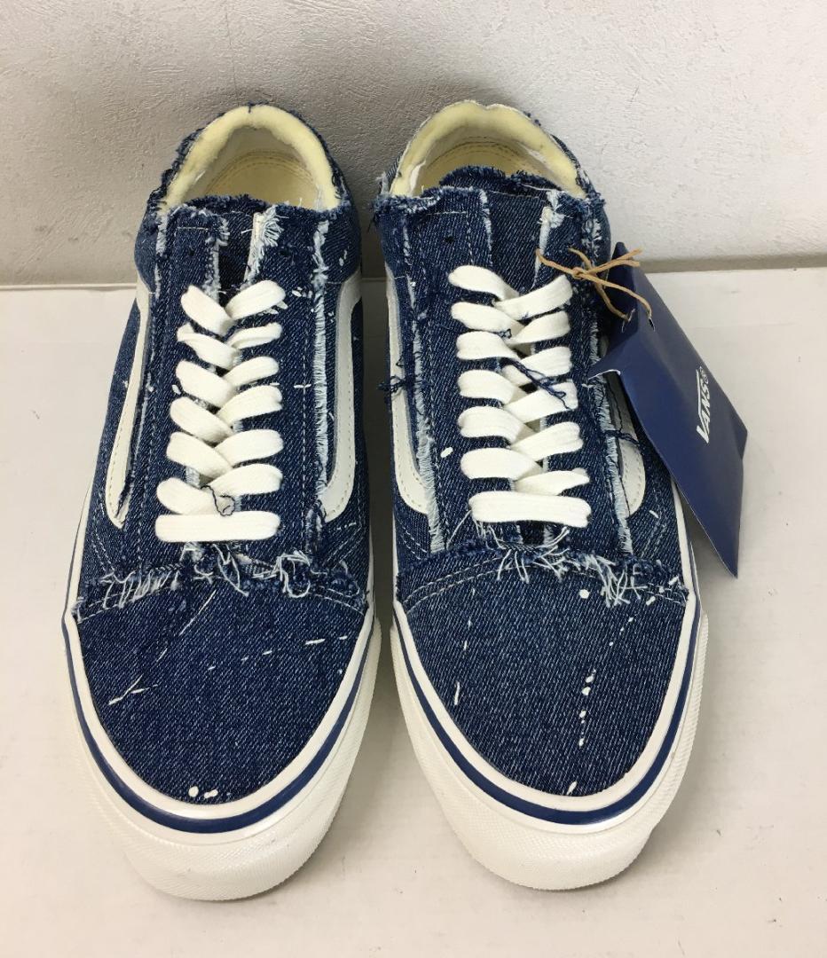 バンズ 新品 28.5cm 希少 ペイント デニム スニーカー