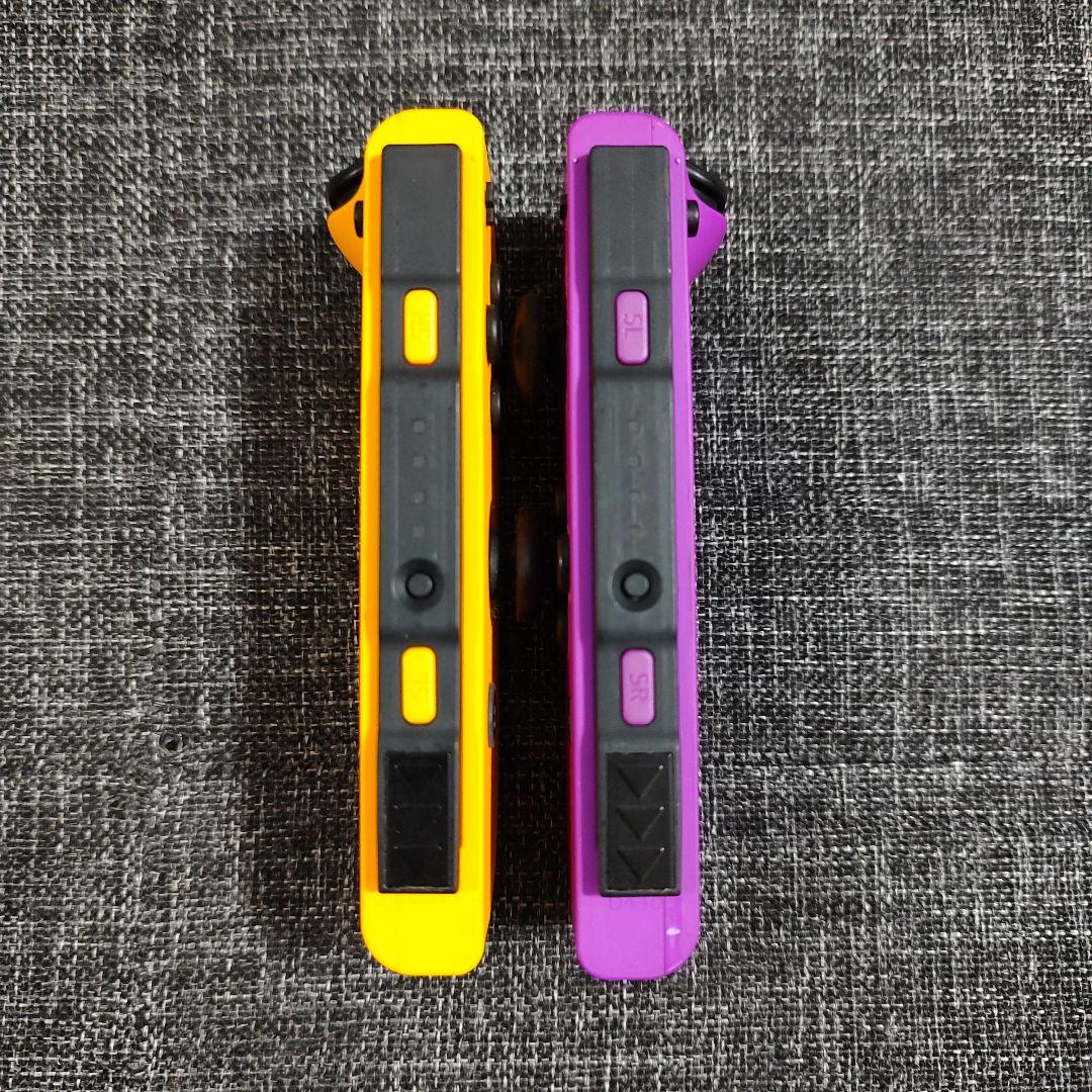 美品】初代Switch Joy-Con ネオンパープル・オレンジ ジョイコン