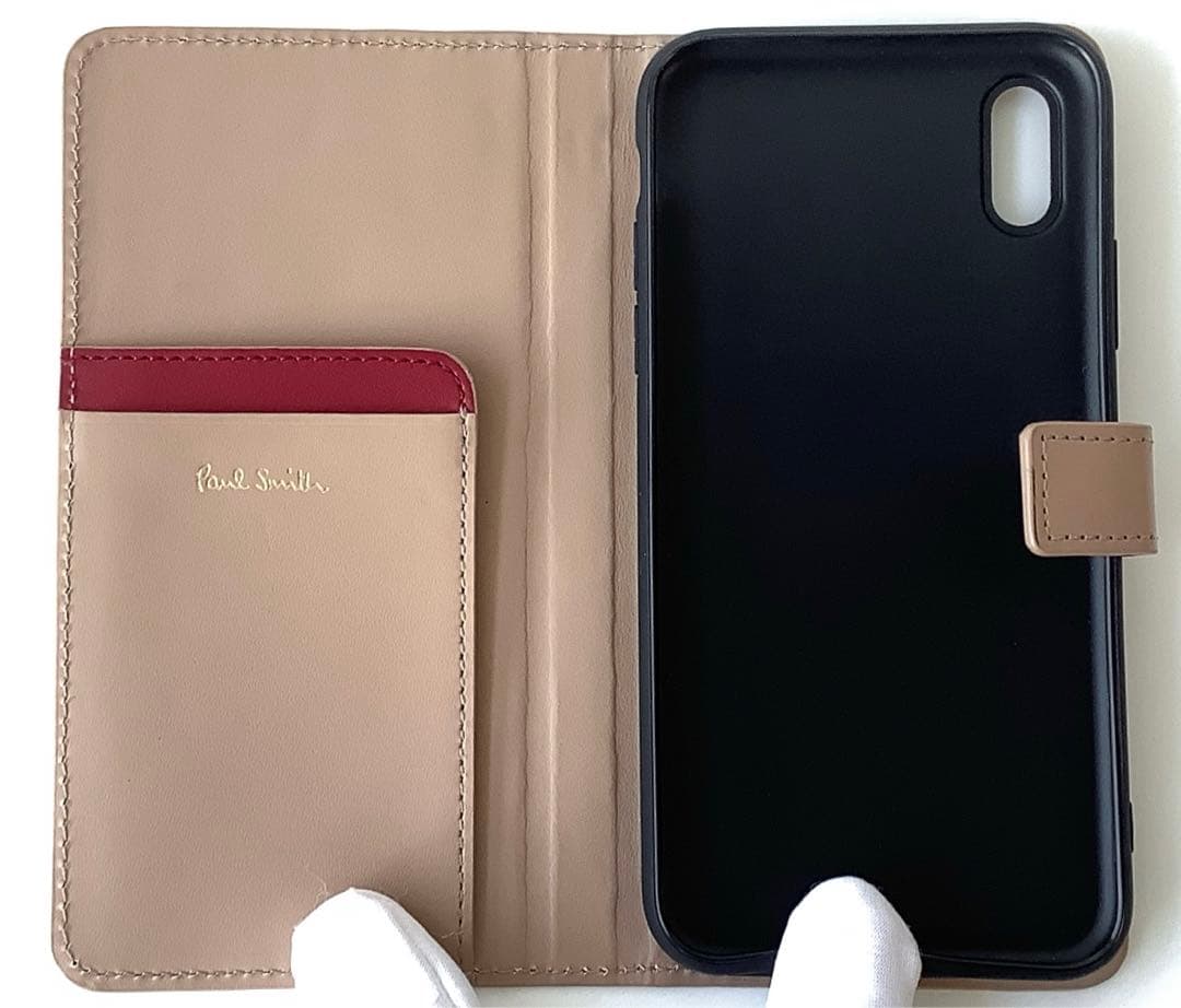 新品☆ポールスミス☆ストライプラビットiPhoneケースX XS