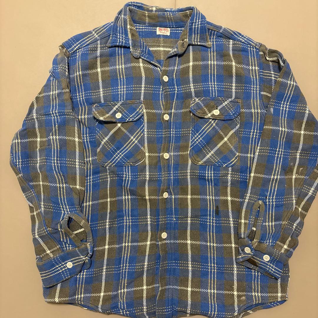 BIG MAC 60sネルシャツ ビッグマック ヴィンテージ ネルシャツ【BIG MAC】【1960s-】Vintage