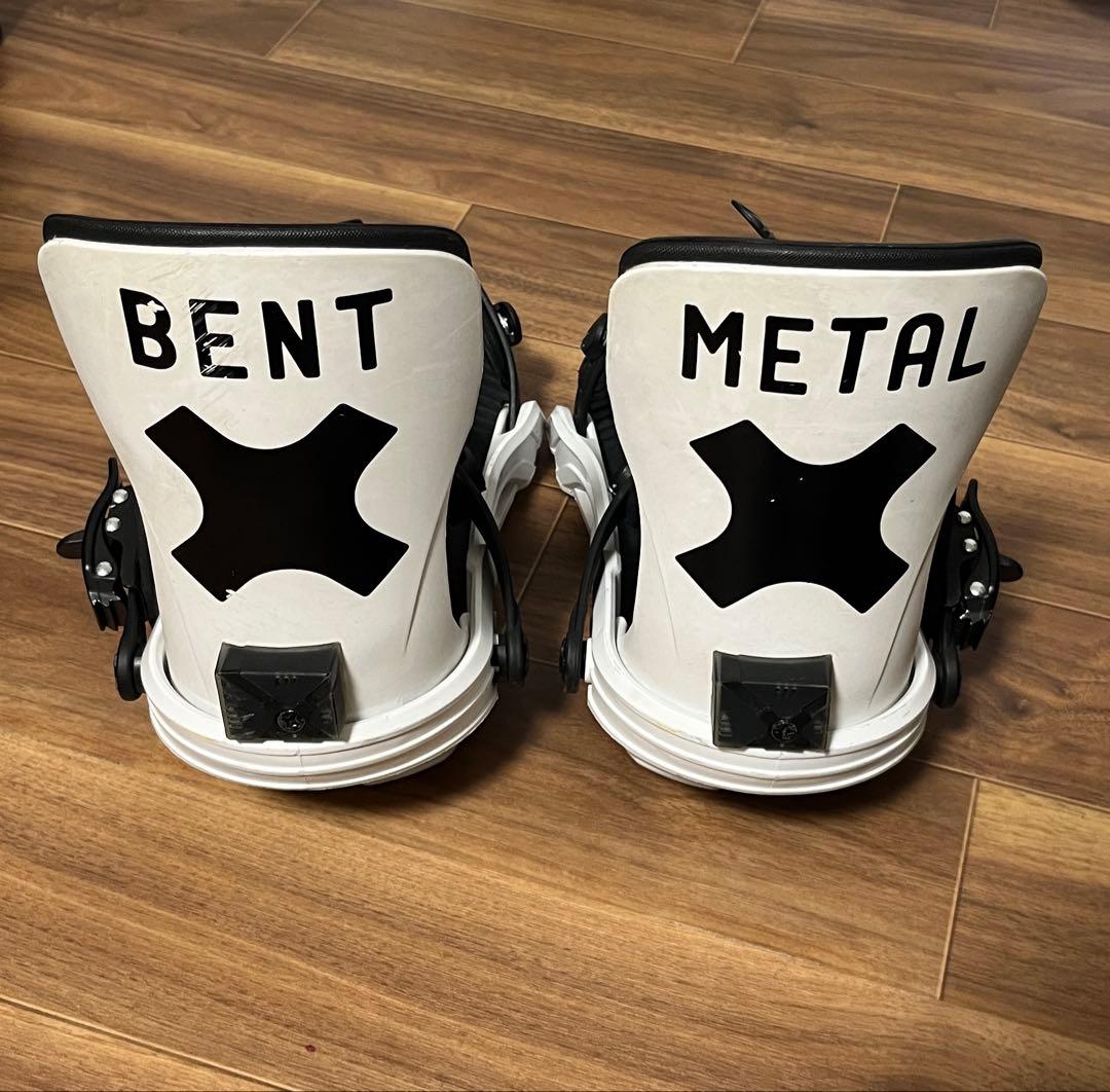 BENT L スノーボードビンディング ホワイト/ブラック BENT L スノーボードビンディング ホワイト/ブラック BENT L