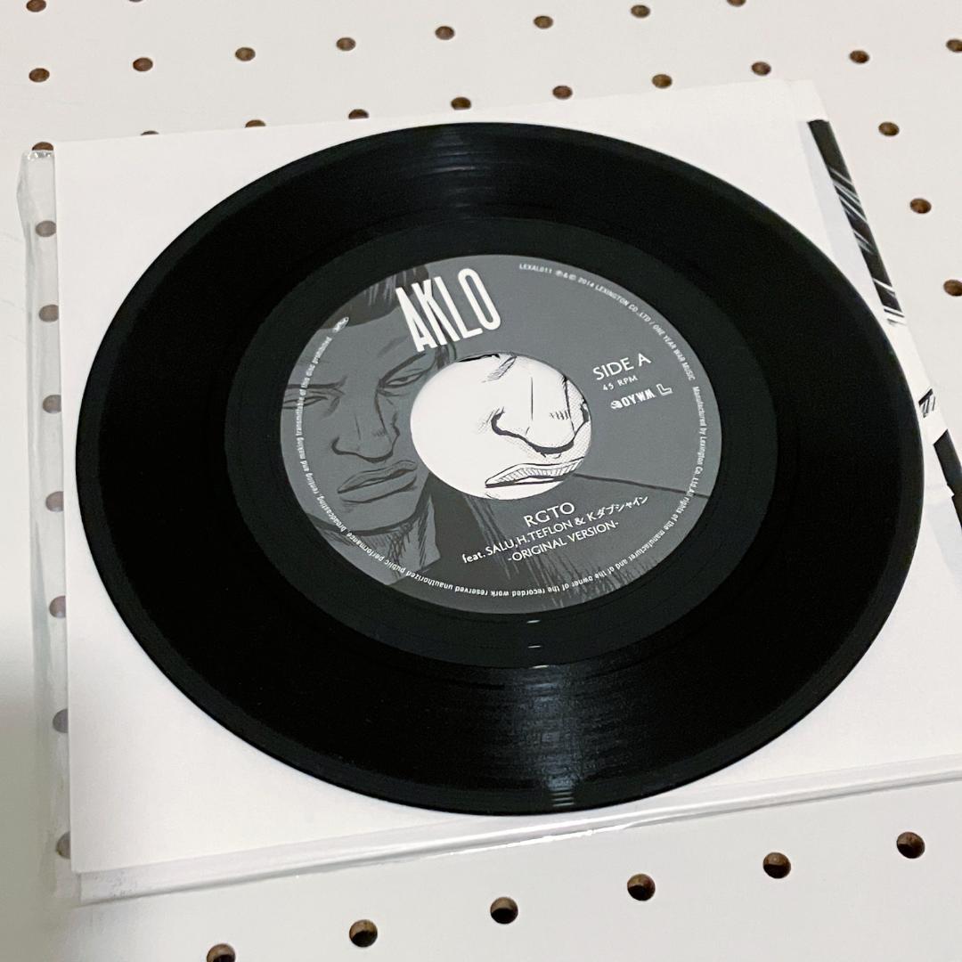 AKLO \"RGTO\" SALU 鋼田テフロン Kダブシャイン 7インチレコード