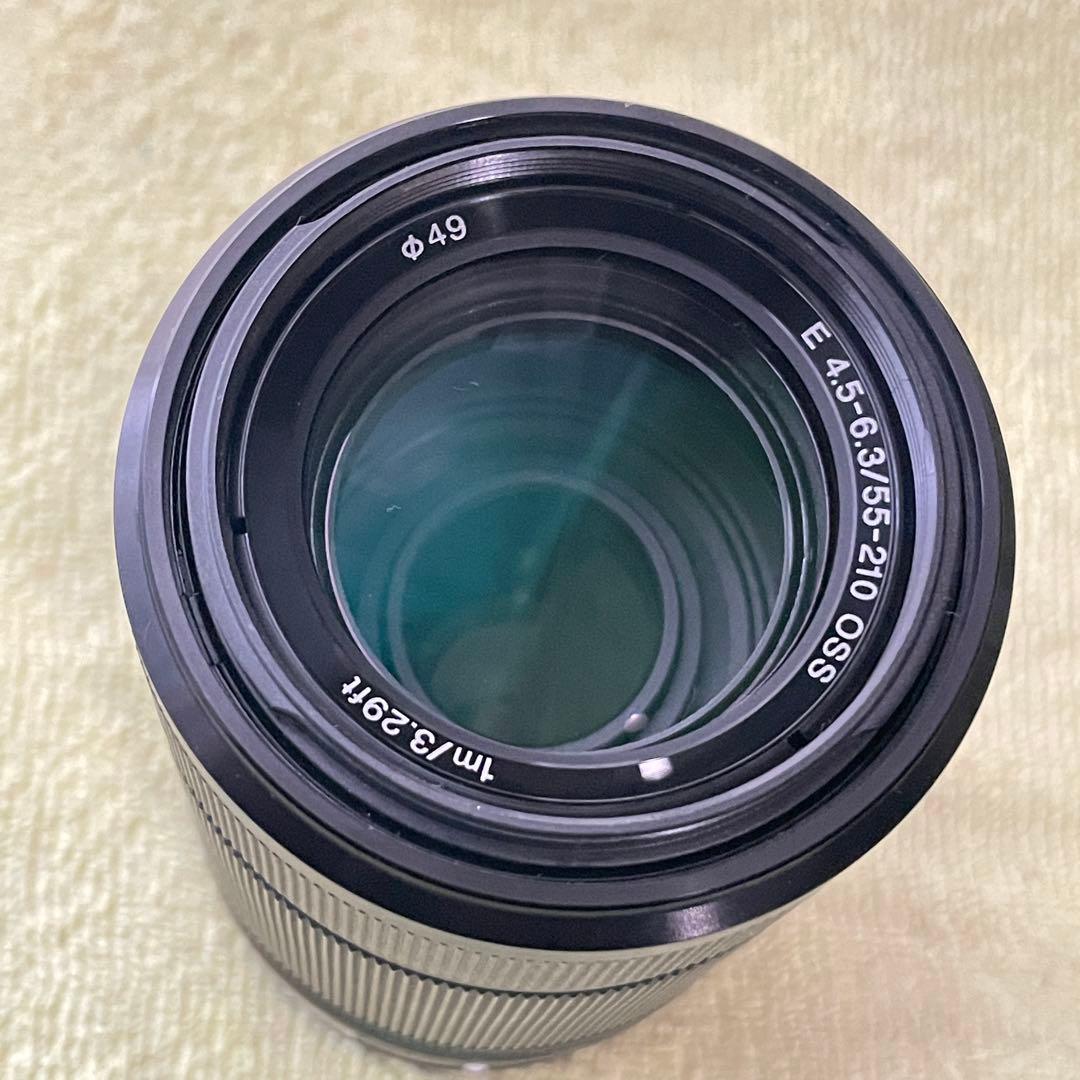 変更！SONY SEL 55-210mmズーム オマケ付き ⚠️後玉チリあり