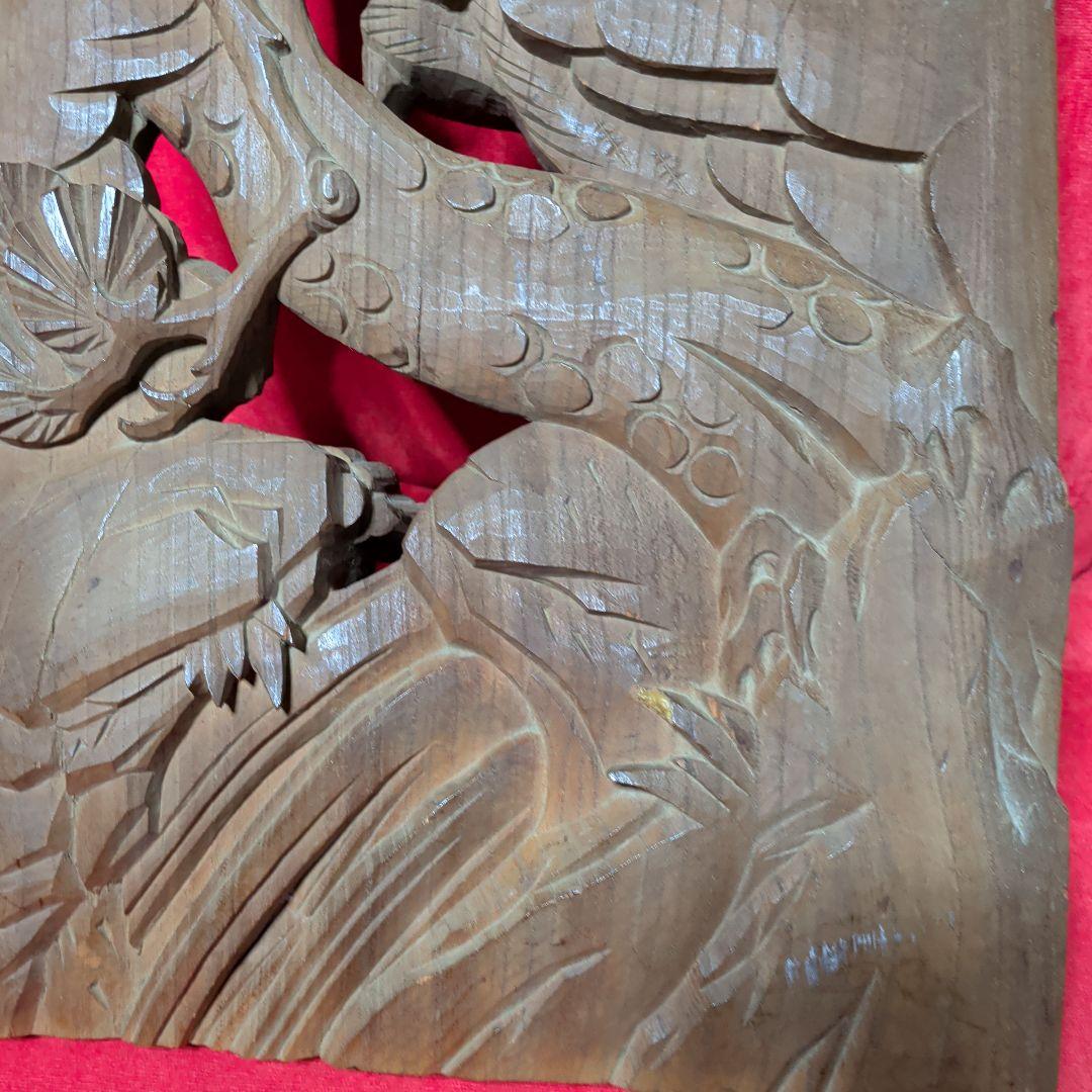 木彫り 彫刻 欄間 鷹 鳥 和柄 置物 だんじり 山車 - メルカリ