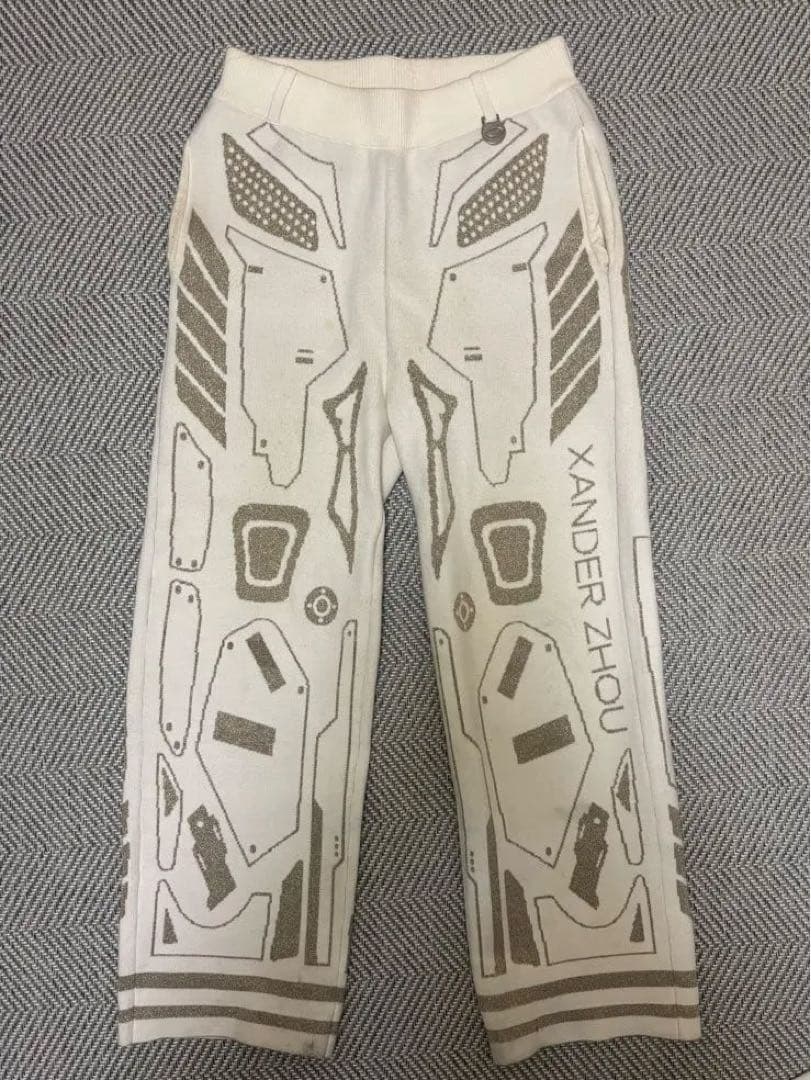 XANDER ZHOU ラメニットパンツ 23ss - メルカリ