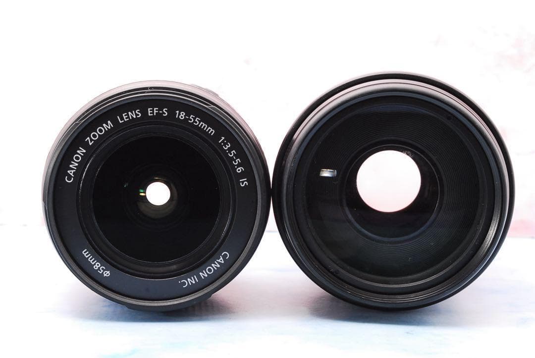 キャノン Kiss X7i☆手ぶれ補正標準＆超望遠レンズ付☆一眼レフカメラ