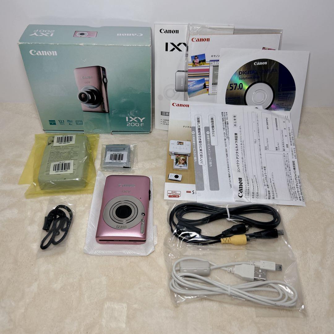 【極美品】Canon IXY200F ピンク デジカメ コンデジ