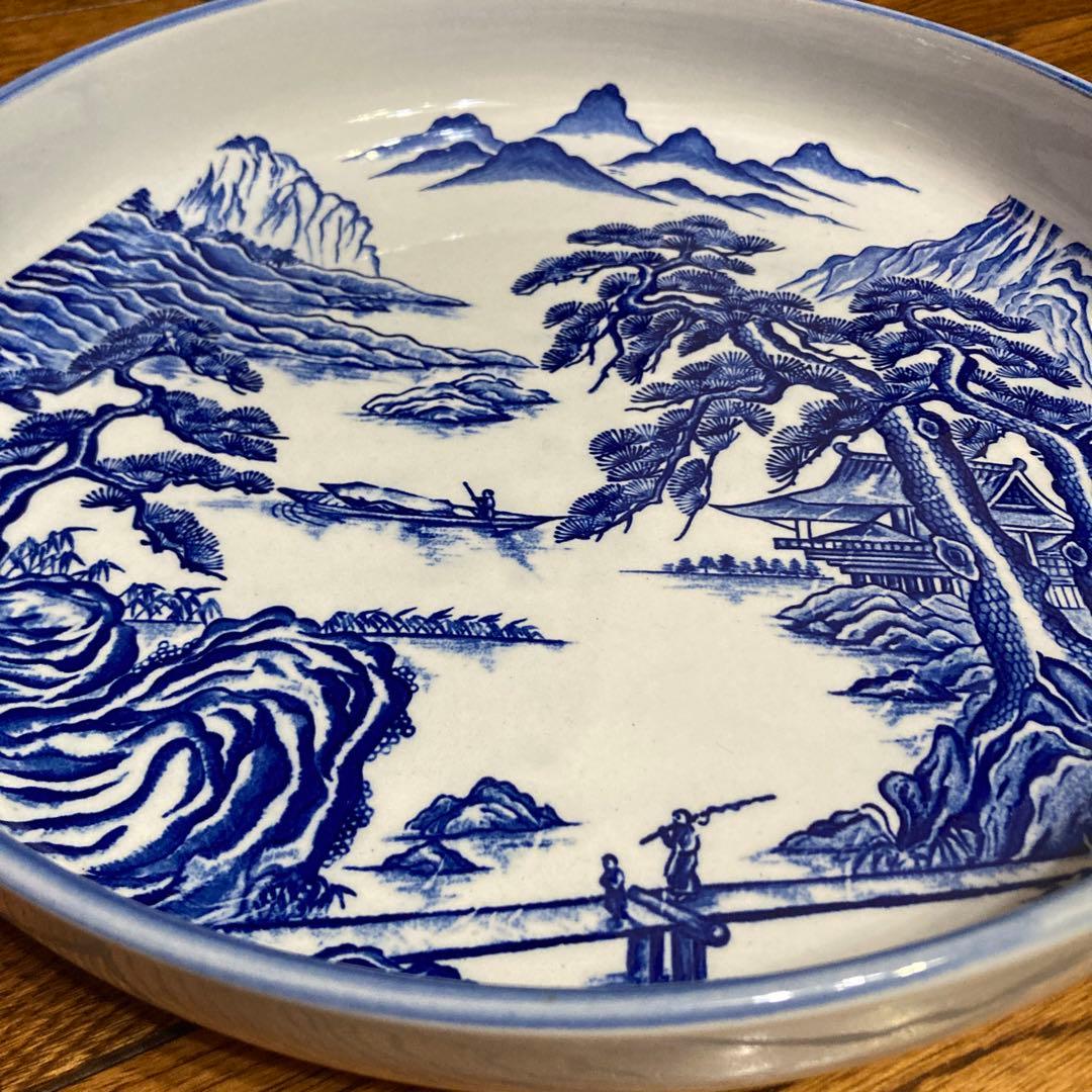 昭和レトロ 大皿 プレート 29.5cm - メルカリ